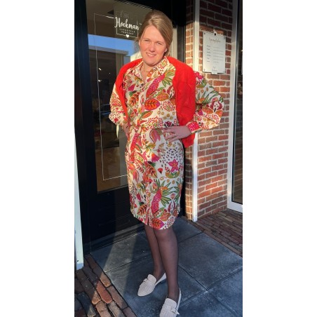 Geisha jurk bloem