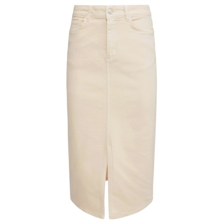 Smashed Lemon jeansrok beige